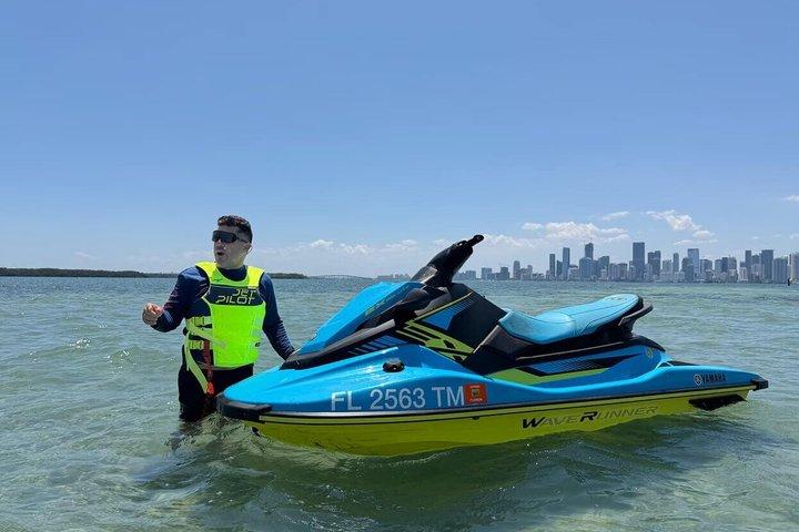 Miami Guidad Jet Ski Äventyr på Biscayne Bay