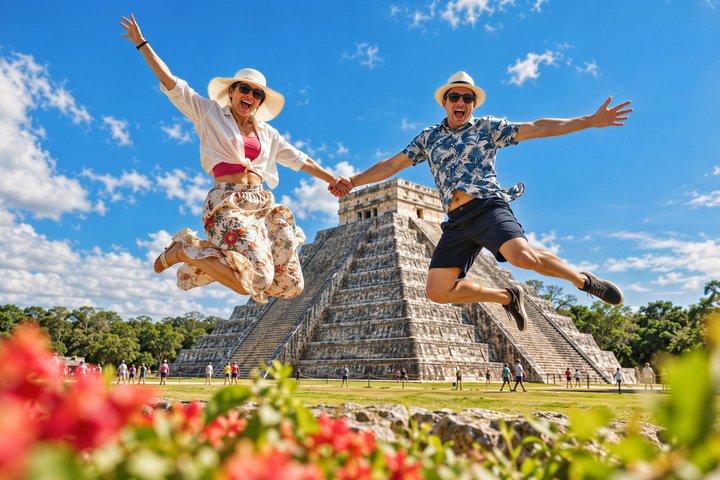 Chichen Itza, Cenote, buffet local et visite d'une journée de Valladolid