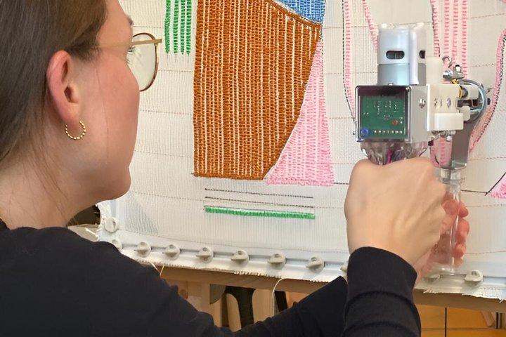 セビリア・アラメダでのオーダーメイドラグ作りワークショップ