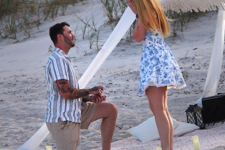 St Augustine: Surprise Sunset Beach Proposal & Engagement