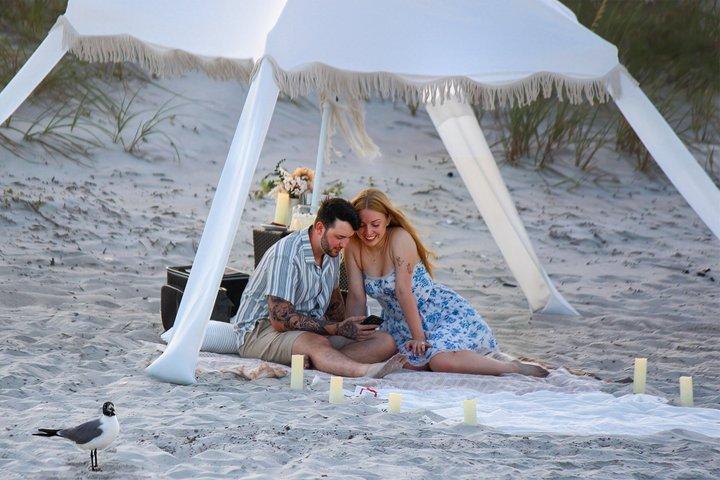 St Augustine: Surprise Sunset Beach Proposal & Engagement