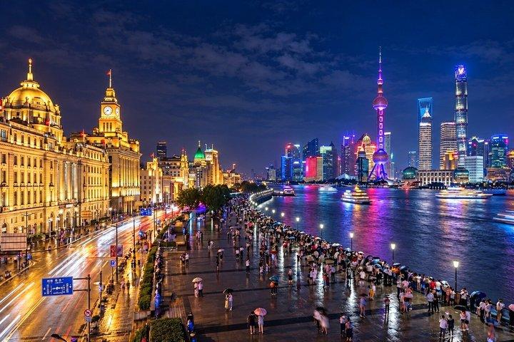 上海の夜：バンド、石庫門、新天地ウォーキングツアー