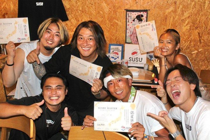 「BE A SUSHI MASTER」すし料理教室