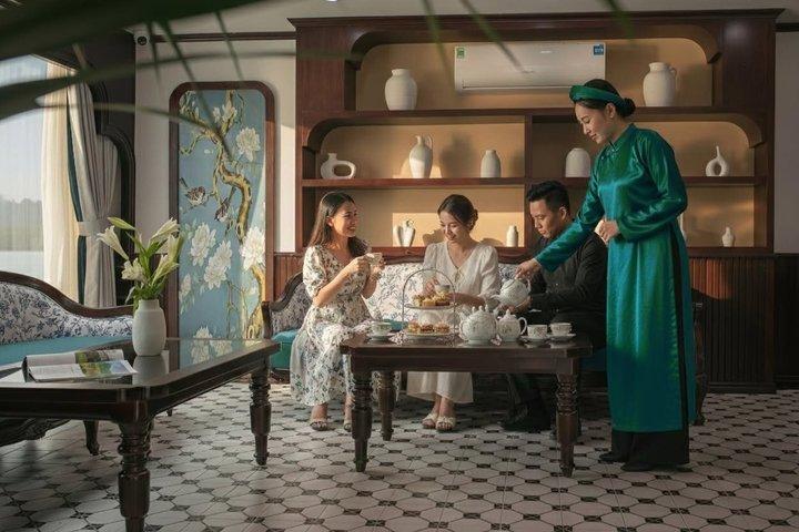 ヘルメスプレミアム：ハノイ発・豪華ハロン湾一泊ツアー