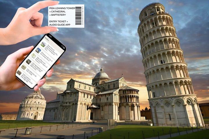 Ingresso para a Torre de Pisa e Catedral com Aplicativo de Áudio