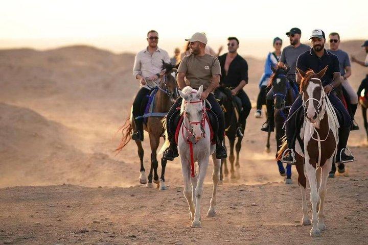 ハルガダ：朝または夕方の乗馬と水泳