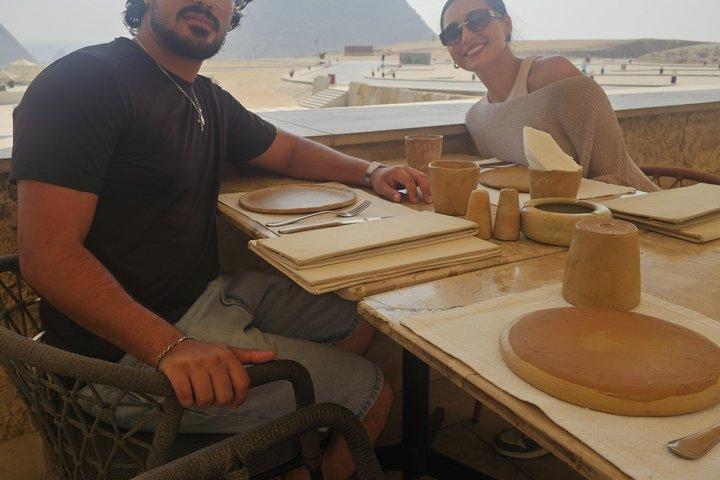 Private Giza Pyramids tour, Khufu Restaurant Breakfast, Opt. GEM