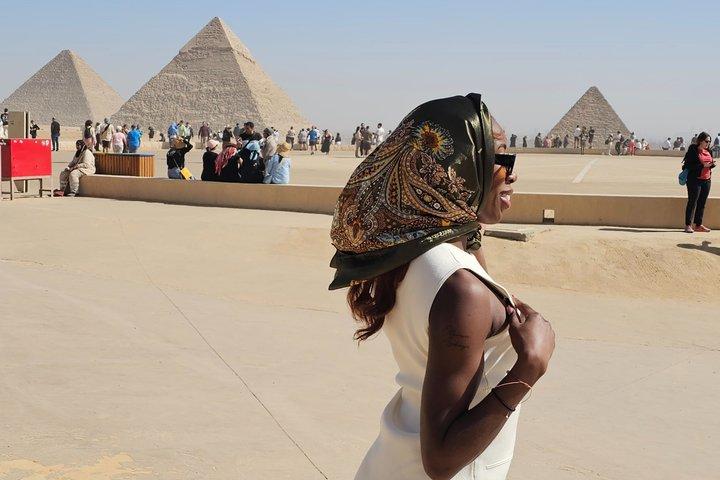 Private Giza Pyramids tour, Khufu Restaurant Breakfast, Opt. GEM