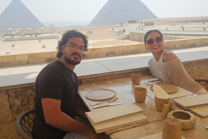 Private Giza Pyramids tour, Khufu Restaurant Breakfast, Opt. GEM