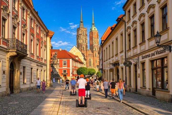 Segway-tur i Wrocław: Ostrów Tumski & öar (1,5h eller 3,5h)