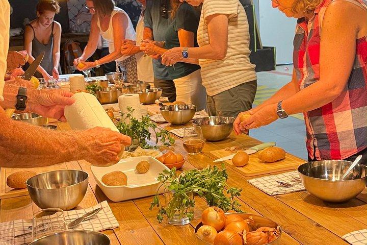 Large Groups Lisbon Portuguese Cooking Class in Art Warehouse