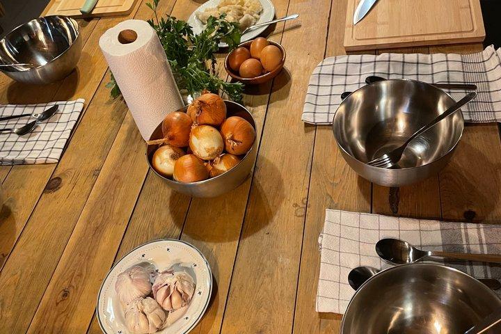 Large Groups Lisbon Portuguese Cooking Class in Art Warehouse