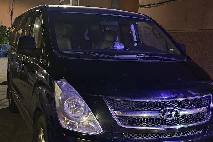 Private Marrakech Airport Transfer VIP Minivan H1