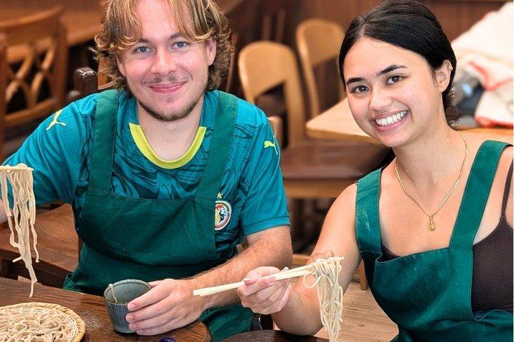 Authentic Tokyo Soba Making Experience with a Soba Chef