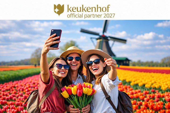 Amsterdam : Excursion d'une journée Keukenhof et Zaanse Schans avec retour flexible