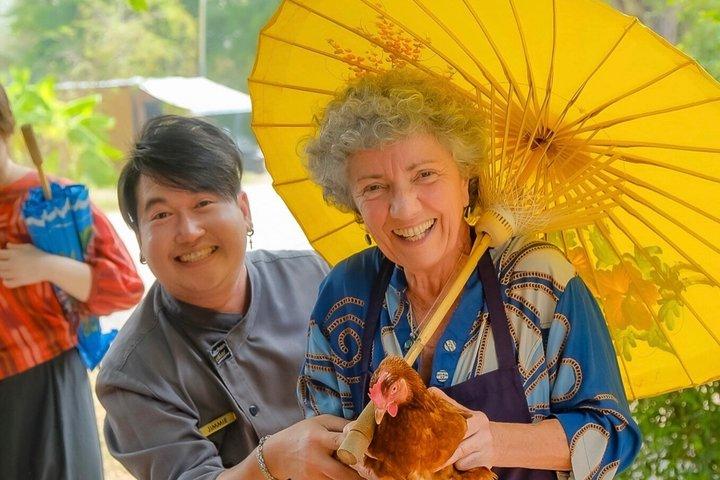 おばあちゃんと朝タイ料理-市場見学＆農場見学