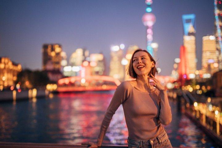 上海のランドマークでのプライベート写真撮影