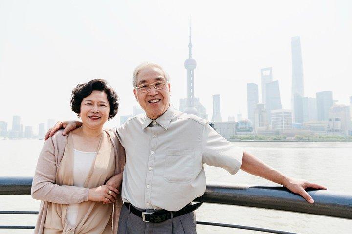上海のランドマークでのプライベート写真撮影