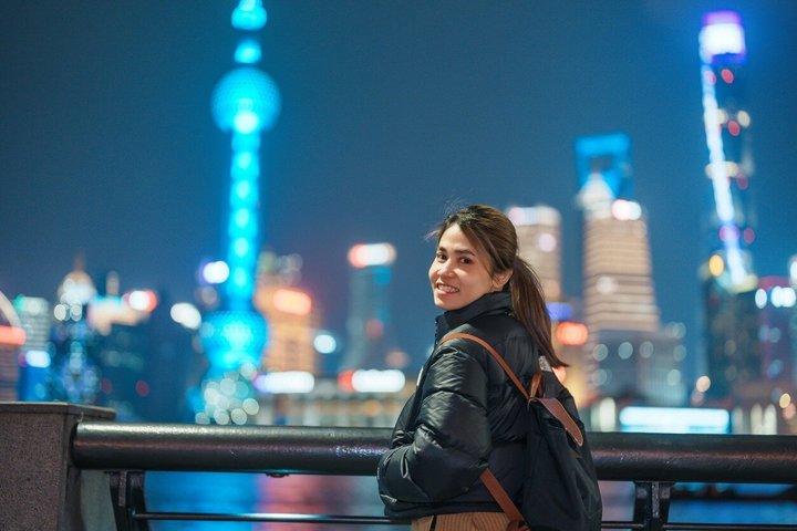 上海のランドマークでのプライベート写真撮影