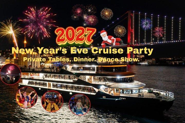 イスタンブール ボスポラス 新年入りディナークルーズ＆パーティー