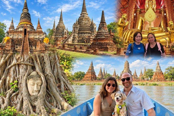 Tour en barco y Ayutthaya Personalizable