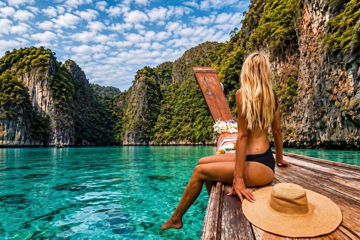 Phuket 2 Tage Phi Phi Insel Aufenthalt mit Longtail und Feuershow