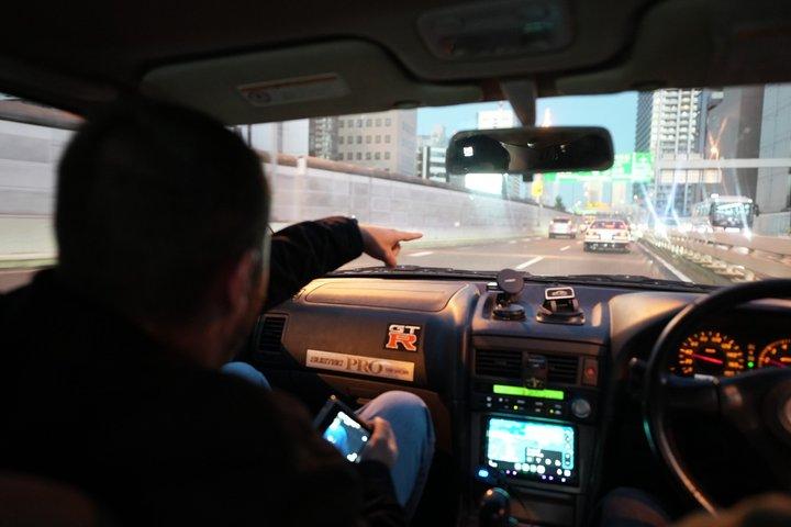 東京ドリフトナイトツアー：R34＆GT-Rで夜の大黒PAへ