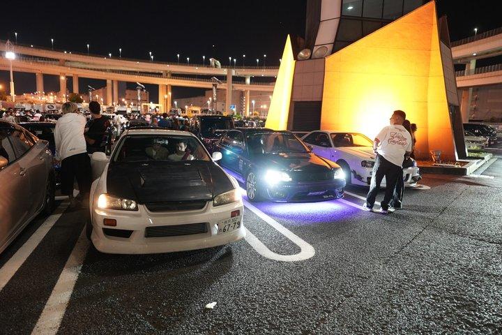 東京ドリフトナイトツアー：R34＆GT-Rで夜の大黒PAへ