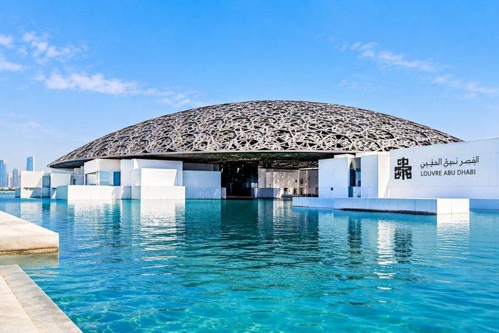 Private Abu Dhabi highlights with Louvre Museum & Grand Mosque with 5* lunch