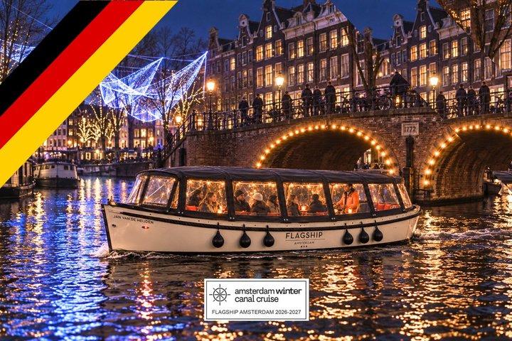 Festival de Luces de Ámsterdam Crucero por los Canales Alemán