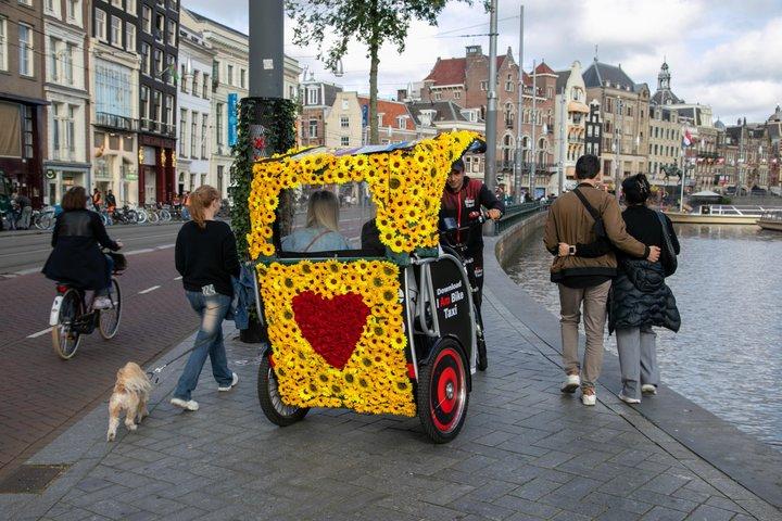 1 Hour Private Amsterdam Rickshaw Tour