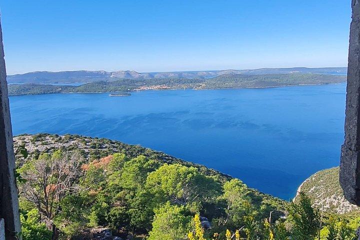 ザダル プライベートボートツアー 島ハイキングと地元ランチ