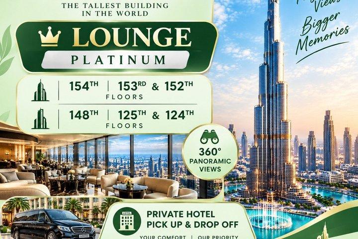 Burj Khalifa Experiencia Platino – Salón 152, 153 y 154