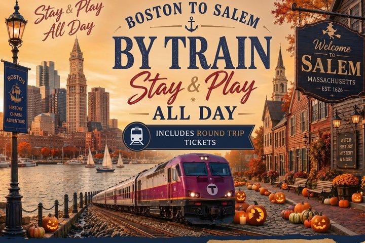 Boston to Salem by Train: Historic 400th Anniversary Walking Tour