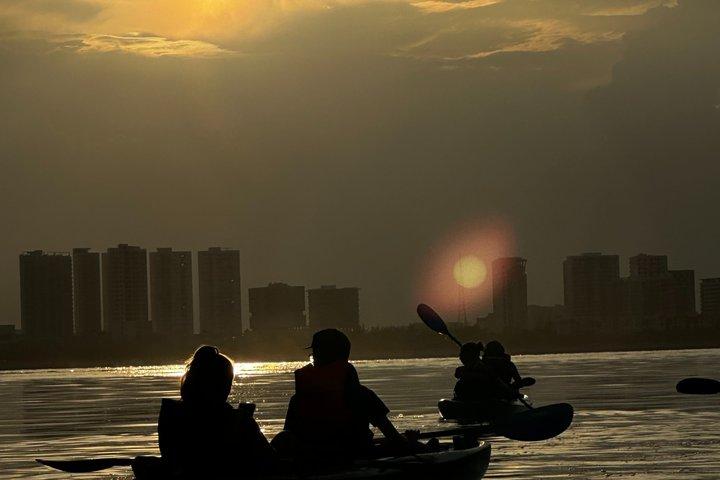 Guided Kayak Exploration Through Nichupte Lagoon Cancun