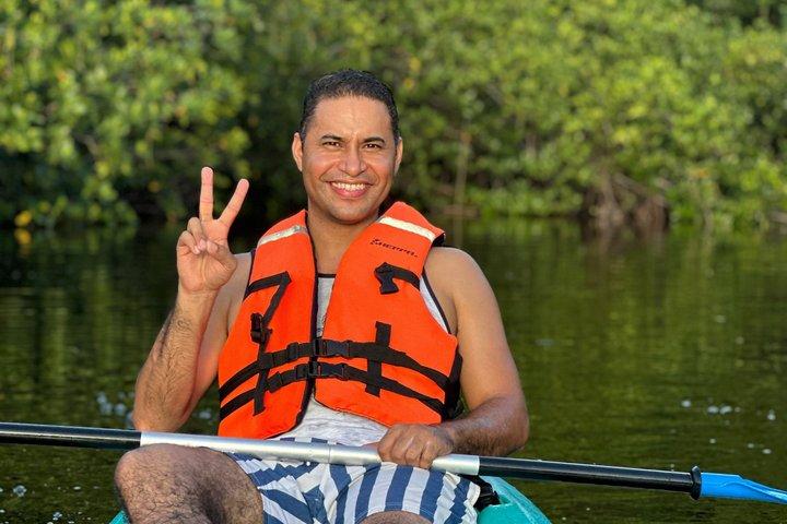 Guided Kayak Exploration Through Nichupte Lagoon Cancun