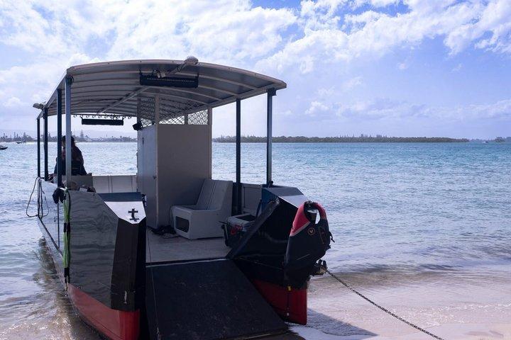 Gold Coast Broadwater Zelfrijdend BBQ Ponton Verhuur voor maximaal 12