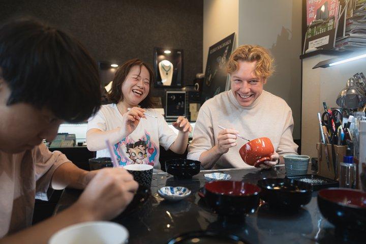 Tokyo Guldlakmaling Maki-e Workshop med valgfri Edo Ukiyo-e tur
