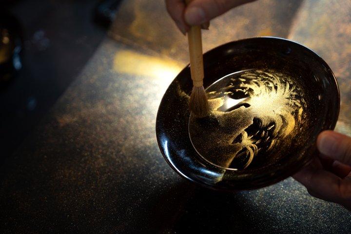 Tokyo Gold Lacquer Maki-e Workshop with Optional Edo Ukiyo-e Walk