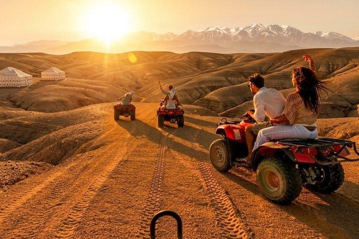 Agafay Desert Quad Biking Camel Ride Lunch and Pool Access
