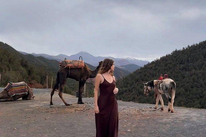 Marrakech: Atlas Mountains, Waterfalls, Hike & Lunch –Small Group