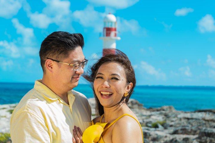 Professionellt strandfotograferingspaket med privat hotellhämtning