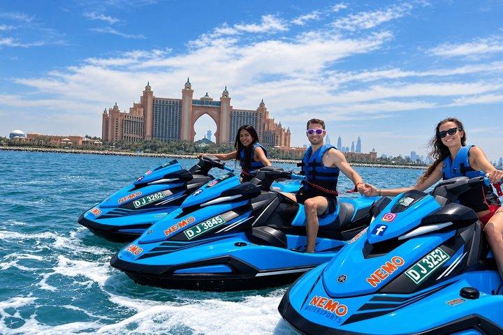 1h Jet Ski to Burj Al Arab & Atlantis + Ice Cream, Photos, Videos