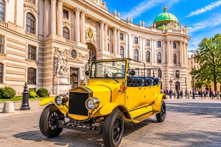 ウィーン旧市街のヴィンテージ電気自動車でのプライベートツアー
