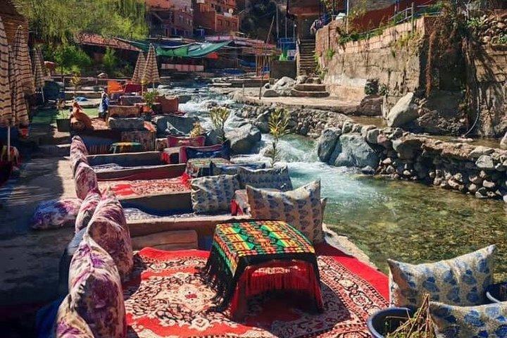 Marrakech: Ourika Valley & Atlas Waterfalls + River Lunch