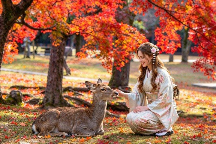 Kyoto & Nara & Uji: Heldags sightseeingtur från Osaka eller Kyoto