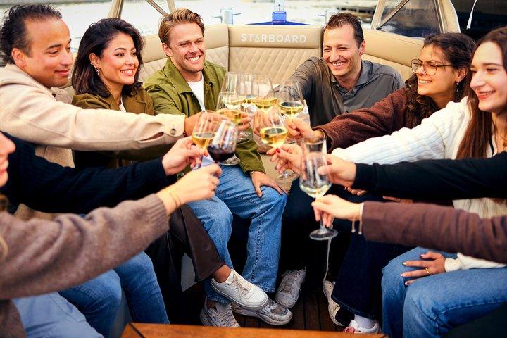 Amsterdam: Kanal-Booze-Kreuzfahrt mit Option für unbegrenzte Getränke