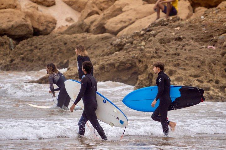 Small Group Surf Lesson in Anza with Professional Coaches