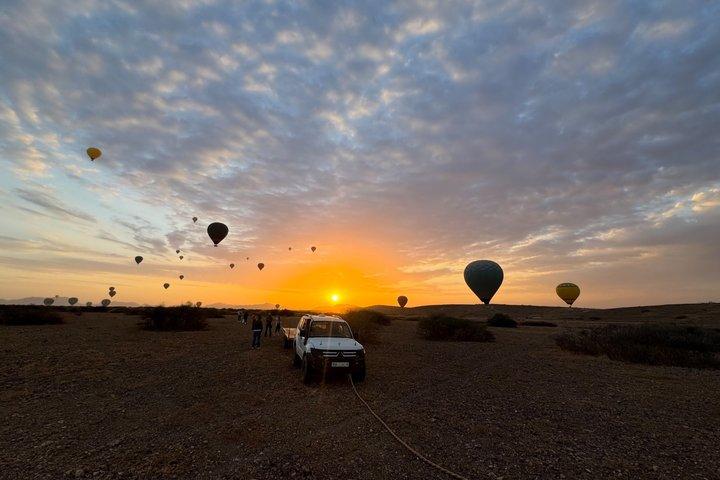 Hot air balloon marrakech sunrise experience