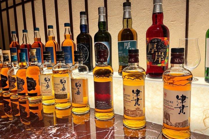 錦市場でのバーテンダーとの京都日本語酒テイスティング